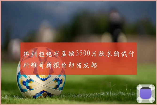 热刺拒绝布莱顿3500万欧求购武什科维奇新报价即将发起